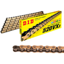 Chain 520 VX3 X Ring DJ Gold / Black - 120 Links