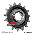 Front Sprocket Steel (Rubber Cushioned) JTF1535 - 15 T