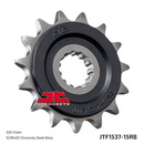 Front Sprocket Steel (Rubber Cushioned) JTF1537 - 16 T
