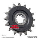 Front Sprocket Steel (Rubber Cushioned) JTF1586 - 16 T