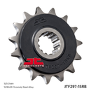 Front Sprocket Steel (Rubber Cushioned) JTF297 - 15 T