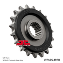 Front Sprocket Steel (Rubber Cushioned) JTF405 - 19 T