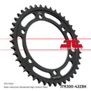 Rear Sprocket Steel (Black Zinc Finish) JTR300 - 48 T
