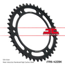 Rear Sprocket Steel (Black Zinc Finish) JTR6 - 42 T