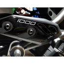 3D Motorcycle Stickers - Heel Pads For Kawasaki Versys 1000 2017>2024