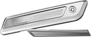 Saddlebag Hinge Inserts Silver For Harley Davidson FLHR 1690