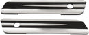 Drag Specialties Saddlebag Hinge Covers Anodized Black / Chrome