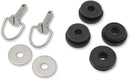 Replacement Saddlebag Lid Fastener Kit Black / Silver For Harley Davidson FLHR 1690 2014-2015