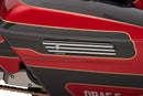 Ness-Tech® Saddlebag 10-Gauge Hinge Covers Black For Harley Davidson FLHR 1690