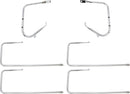 Drag Specialties Saddlebag Guard / Side Rail Kits Chrome For Harley Davidson FLHR 1584 2009-2011