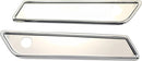 Saddlebag Latch Covers Chrome / Silver For Harley Davidson FLHR 1690 2014-2015