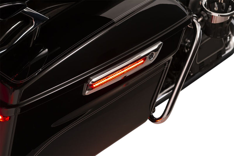 LED Saddlebag Hinge Covers Chrome Harley Davidson FLH 1868 ABS 2021