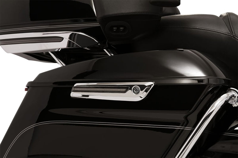 LED Saddlebag Hinge Covers Chrome Harley Davidson FLH 1868 ABS 2021