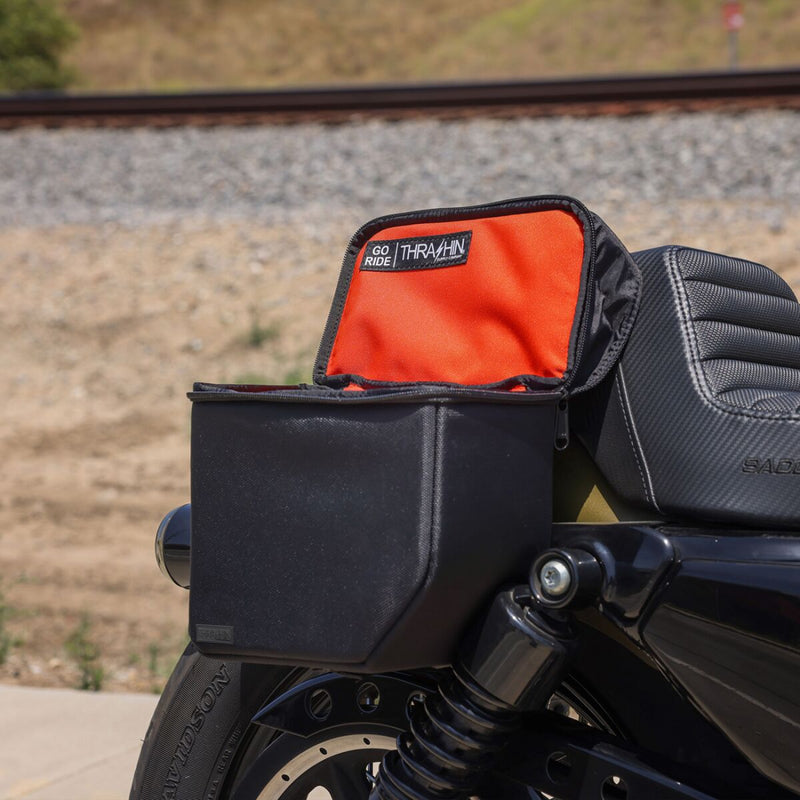 Mini Essential Handbags Black / Orange