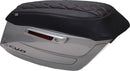 Deluxe Diamond Saddlebag Lid Covers Black / Red For Harley Davidson FLHX 1923 ABS 2024-2025