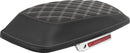 Lattice Stitched Saddlebag Lid Covers Black / White For Harley Davidson FLHX 1923 ABS 2024-2026 - 76.2 MM