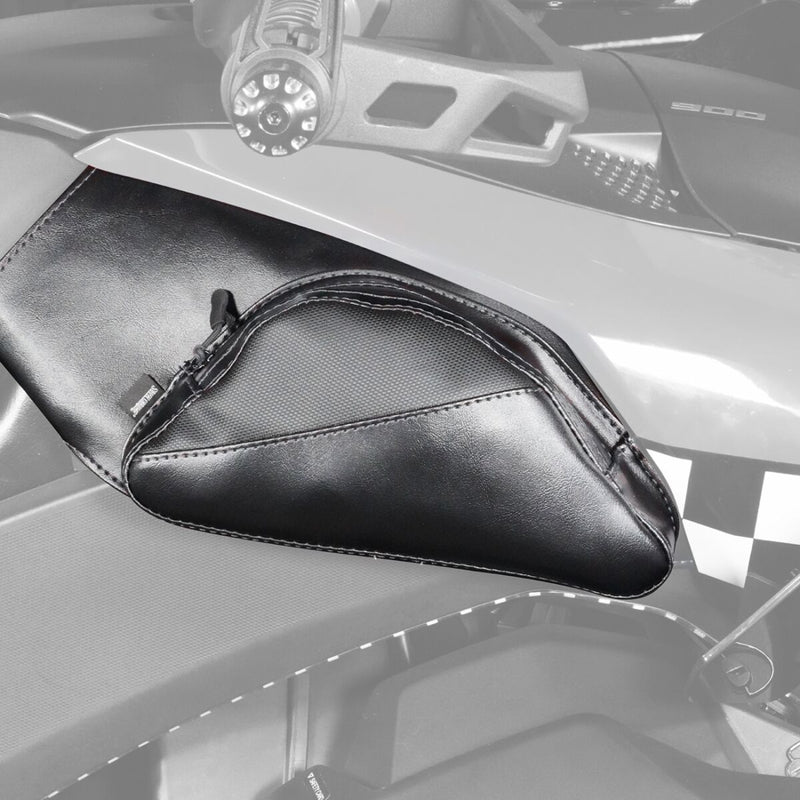 Dual Side Tank Pouch Black For Can AM (BRP) RYKER 600 ACE 2019-2024 - 24 CM