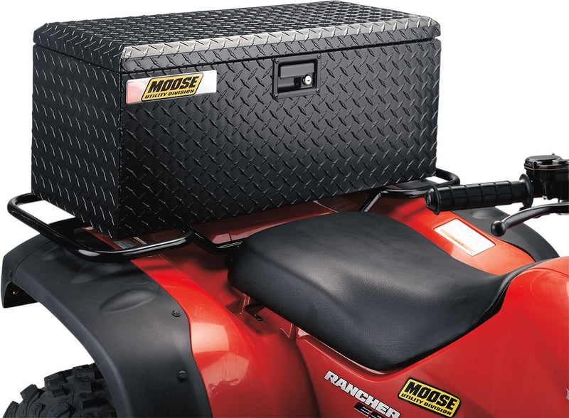 Moose Utility Rear Aluminium ATV Box Rear Trunk Cargo Box Black