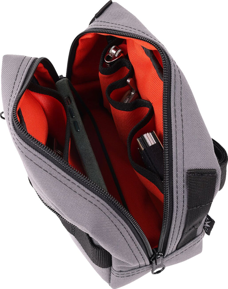 Handlebar Bag Grey / Orange For - 8.26 CM