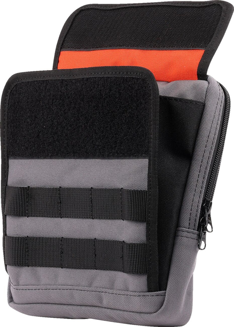 Handlebar Bag Slim Grey / Orange For - 23 CM