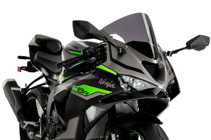R-Racer Screen Dark Smoke For Kawasaki ZX-6R Ninja 2024-Current