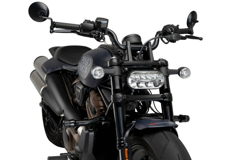 Opie Frame Sliders Black For Harley Davidson Nightster 2022-Current