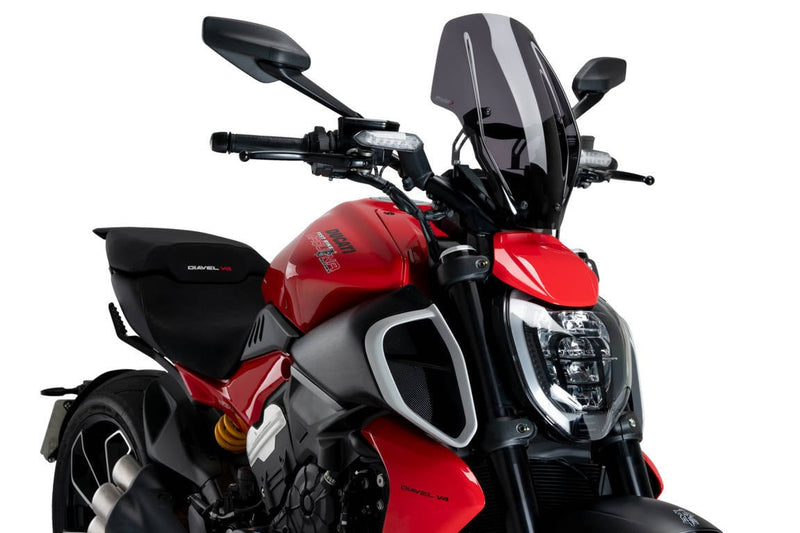 Adjustable Sport Screen Dark Smoke For Ducati Diavel V4 2024-Current