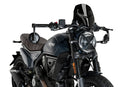 Sport Screen Black (Opaque) For Ducati Scrambler Full Throttle  /  Icon  /  Nightshift 2023-Current