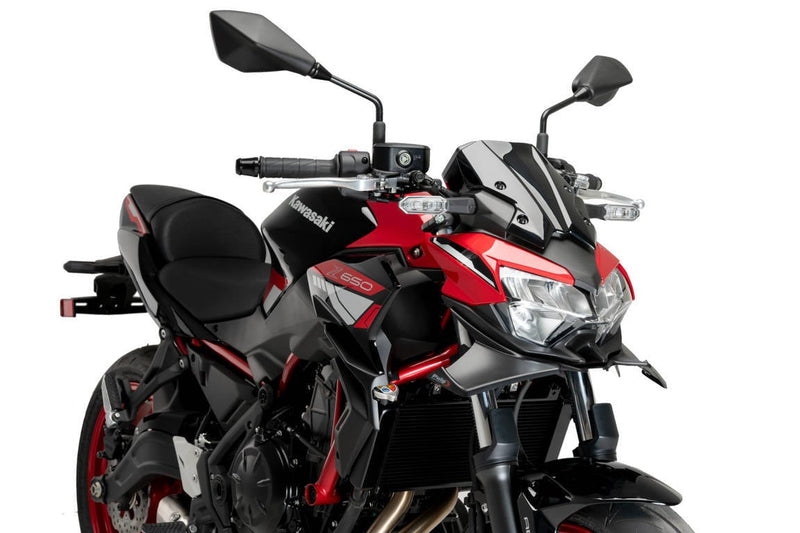 Side Downforce Spoilers For Matte Black For Kawasaki Z650 2021-Current
