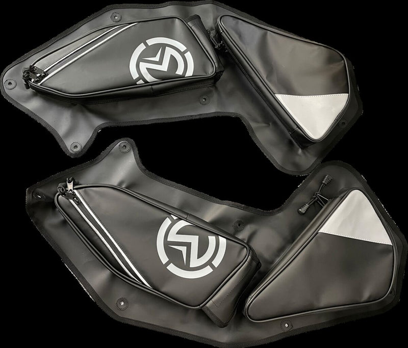 Rear Door Bags Black For Polaris RZR PRO XP 4 1000 TURBO 4X4 2020-2024