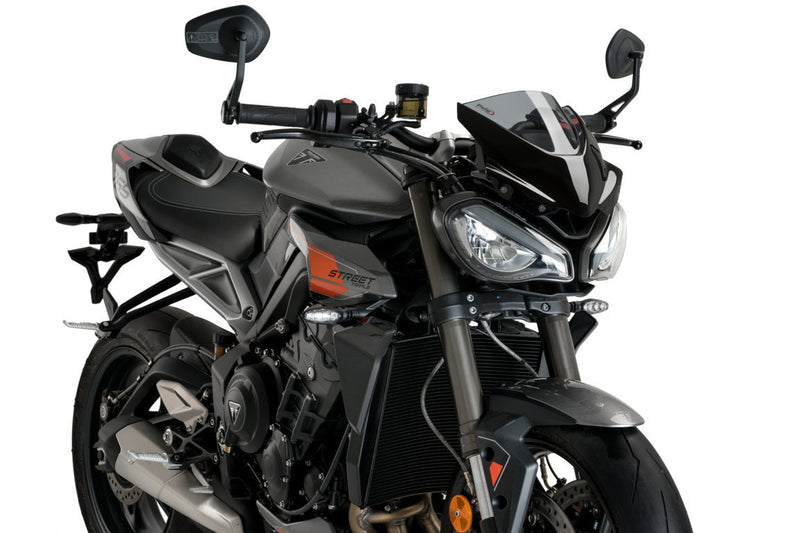 Sport Screen Light Smoke For Triumph Street Triple 765 R / RS 2023-Current