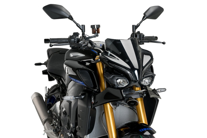 Downforce Spoilers For Gloss Black For Yamaha MT-10  /  SP 2022-Current