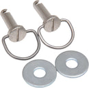 Saddlebag Fasteners/receptacles Silver
