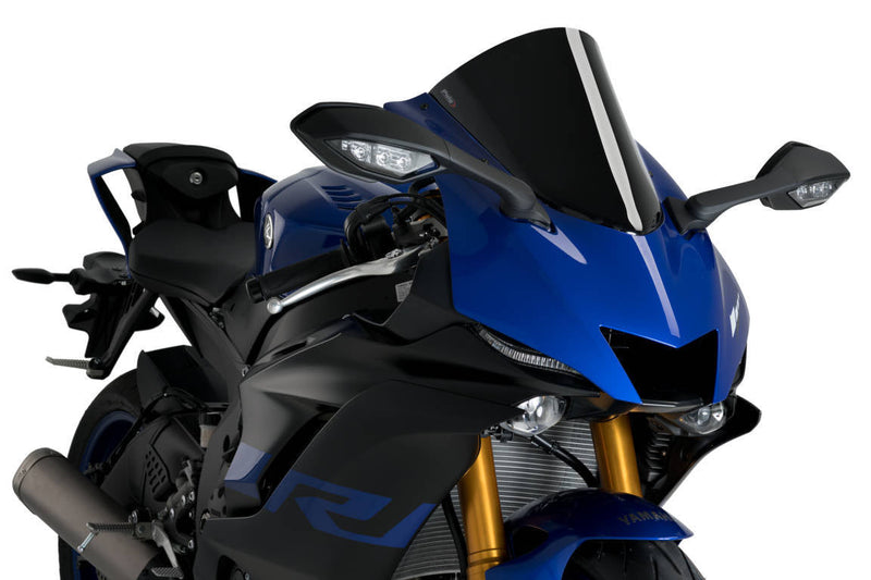 R-Racer Screen Black (Opaque) For Yamaha YZF-R6 (Inc. Race Version) 2017-Current