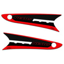 3D Motorcycle Stickers - Side Protection Red For Gilera Nexus 300/500 2007>2013