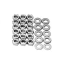Rocker Box Acorn Nut Kit For Shovelhead Chrome For 66-84 FL Shovel