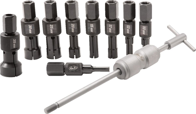Blind Bearing Remover Kit With Slide Hammer Black / Machined / Silver