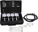 Deluxe Vacuum Gauge Set Black / Chrome / Silver