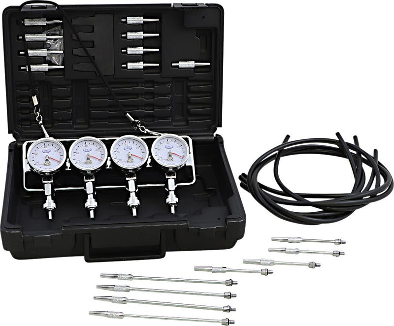Deluxe Vacuum Gauge Set Black / Chrome / Silver