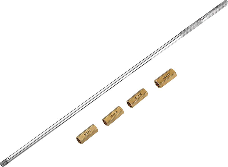 Fork Damping Rod Holder With Hex Adaptors Silver