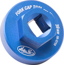 Fork Cap Socket 39 mm Anodized / Blue