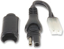 OptiMate Charger Cable Adapter Black / White - 15 CM