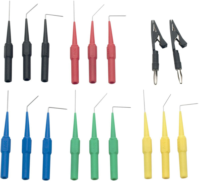 Multimeter Volt Probe Kit Black / Blue / Green / Red / Yellow