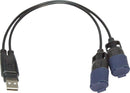 OptiMate USB Y-Splitter Black