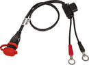OptiMate Eyelet SAE Battery Connection Leads Black 38070419