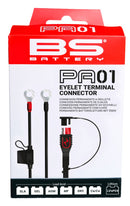 PA-01 EYELET CONNECTOR Black
