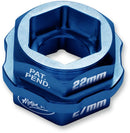 T6 Combo Lever Adapter Anodized / Blue For Honda CRF 450 R