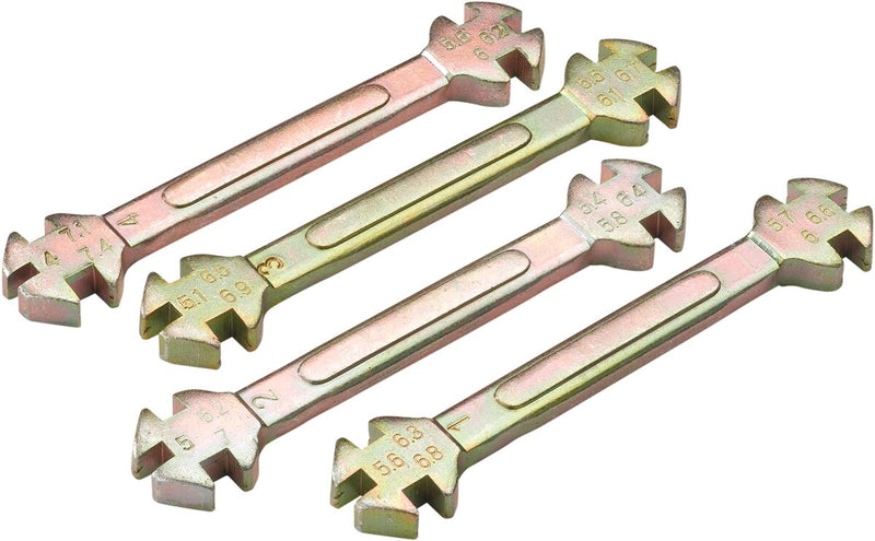 Spoke Wrench Set Zinc Plated