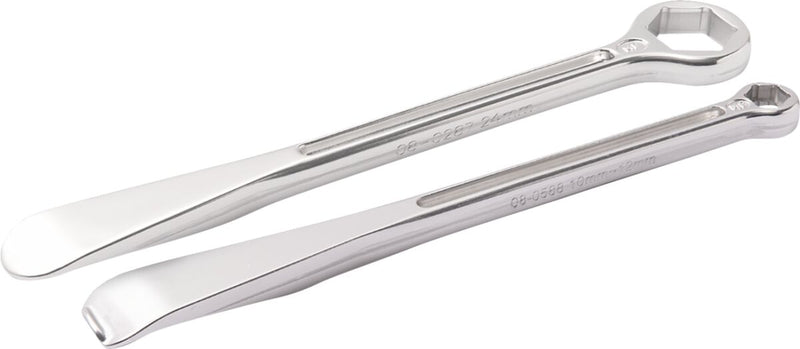 T6 Combo Lever Set - 24 mm & 10/12 mm Anodized / Silver