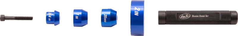Wheel Bearing Driver Set For Harley Davidson Anodized / Blue